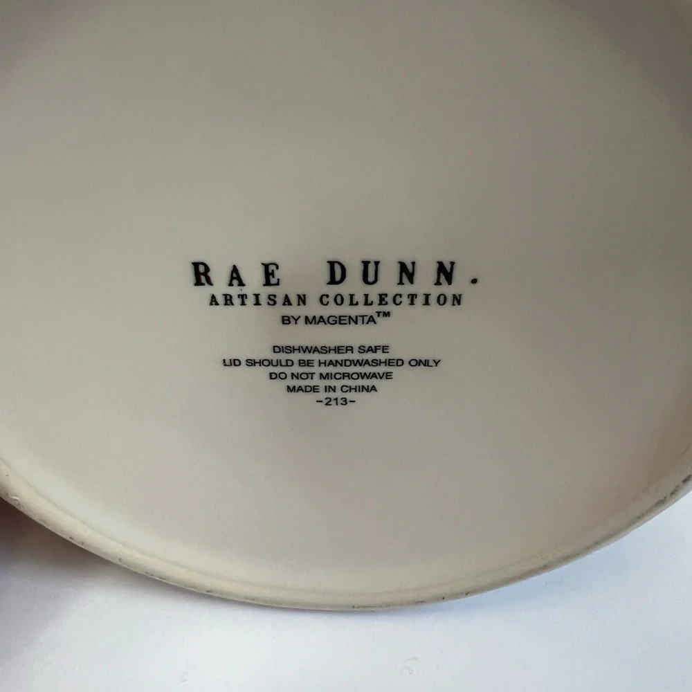 NWT Rae Dunn Give Thanks Cream Canister
